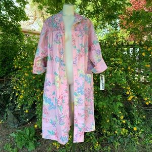 Vintage Dramatic Light Weight Floral Jacket Topper